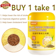 Flax seeds pueraria corn congee whole grain Instant Breakfast instant oatmeal Corn Congee Flax Seeds