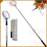 Fruit Picker Pole with Basket Telescoping, Adjustable Fruits Picker Tool with Lightweight Stainless 