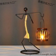 Household Romantic Retro Art Candle Candle Holder Iron Candle Holder Hot Ornaments Decorative Wax Ho