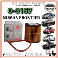 OSK O-3157 OIL FILTER NISSAN FRONTIER O/F 15208-AD200 PENAPIS MINYAK HITAM KERETA 4X4 CAR LORI LORRY