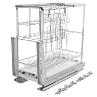 EXCEL Panfilo Italian Series Stainless Steel SUS304 Multipurpose Slimline Slabs Pull Out E019S-SUS30