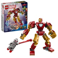 LEGO | LEGO Building Blocks Marvel Series 76307 Iron Man Mech Battle Ultron Childrens Puzzle Buildin
