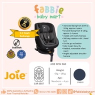 [Fabbie Baby Mart] Joie Spin 360 Car Seat Newborn - 4yrs old (0-19kg) ⭐🎁FREE GIFT⭐🎁 -[MIROS & JPJ Ap