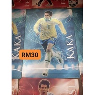 NEW) KAKA football  3d plastic poster
