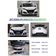 Honda HRV 2014 2015 2016 2017 2018 2019 2020 2021 noblesse bodykit body kit bumper skirt spoiler eyelid eye lid diffuser