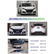 Honda HRV 2014 2015 2016 2017 2018 noblesse bodykit body kit bumper skirt spoiler eyelid eye lid dif