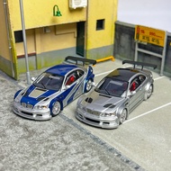 DCM 1/64 M3 GTR E46 Ultimate Flying Simulation Alloy Car Model Collection