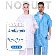 TCESDS1058 (Ship Direct Factory) ESD Anti-Static Short Sleeve Smock Unifom for Clean Room/Electronic