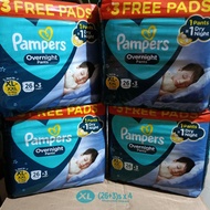 Pampers XL -XXL Overnight Pants 26+3pcs x 4packs. (use coinscashback)