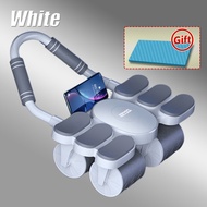 4-Wheel Auto-Rebound Elbow Support AB Wheel Plank Roller Equipment Roller Abdominal Muscle Home Exer