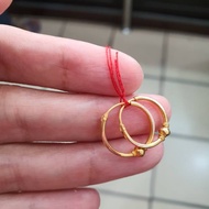 Baby gold earrings 0.5g