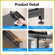 ☽ ◎ ❃ Siv 2/3-Tier Dish Rack Dish Drainer Dish Cabinet Kitchen Countertop Plate Organizer Storage S