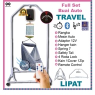 VIVA Spring Cot Rangka Buaian Boleh Lipat POMA Baby Cradle Electronic Mesin Buaian Elektrik Bayi Ran