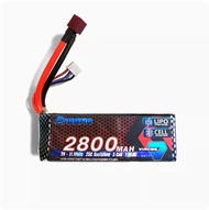 Leiraloo แบตเตอรี่ Series 2800/3300/5000mah 7.4v 2s/11.1v 3s เหมาะสําหรับ Rc รถ Drone Lipo แบตเตอรี่