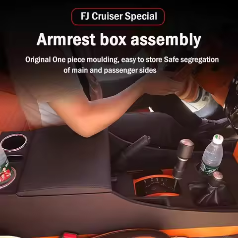 For Toyota FJ Cruiser Armrest Box FJ Center Armrest Box Conversion Storage Box Accessories FJ Tuning