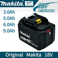 100% original Makita 18V battery 6.0Ah 9.0AH rechargeable battery, Makita BL1840 BL1830B BL1830B pow