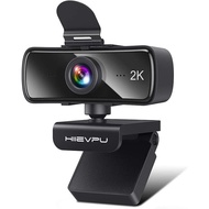 2K Webcam with Microphone for PC & Laptop
