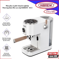 Professional Cappuccino, Ristretto, Espresso, Latte coffee maker. High-end American brand HiBREW
