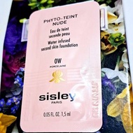 Sisley 輕裸水感精華粉底液 0W🍑1.5mL🍑晶透瓷白 輕羽淨亮保養粉底液 御緻駐顏活膚精華粉底液 清透水感保養飾底乳 完美持妝亮澤精華 試用包 2025/04/26