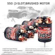 New Surpass Hobby Brushed 550 Motor 12T 14T 20T 25T 30T 35T  Brushed Motor  3-Solt  for 1/10 1/12 RC