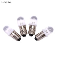 [LightHive] 5pcs E10 Led Bulb DC 3V 4.5V Instrument Bulb Indicator Bulb Flashlight Bulb (TH)