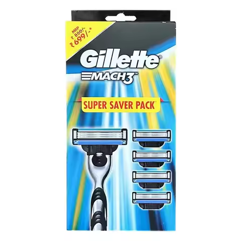 Gillette Mach 3 Manual Razor Fresh Clean Razor Blades