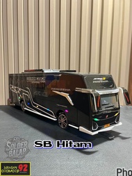 Bus oleng miniatur bus full lampu miniatur bus oleng murah