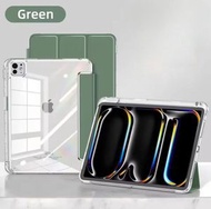 Others - 適用於iPad 10.2" 2021/2020/2019 亞克力平板保護套 智能睡眠功能防撞殼 [綠色]