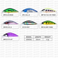 BRAND NEW RIPPLE-ASH ZERO ARIES CHIKO MINNOW 50S Sinking Lure 50mm, 5.2g [PART 2]