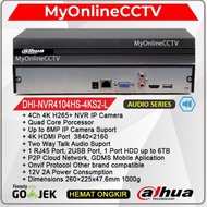 DAHUA DHI-NVR4104HS-4KS2/L CCTVNVR 4 CH H265+ NVR4104HS-4KS2/L