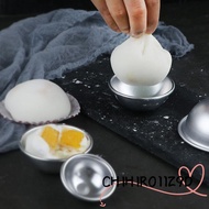 CHIHIRO11Z9D  Aluminum Ball Practical Half Round Daifuku Dessert Pan Tin Baking Mochi Mold