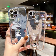 TJ02 ALL TYPE CLEAR CASE CARTOON MOTIF FOR iphone 6 iphone 7/8 iphone X/XS iphone MAX iphone 11 ipho