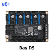 Êm Dịu Klipper/Marlin DIY 5 Trục Bay D5 Ban UART TMC2209 Trình Điều Khiển Động Cơ Cho Máy In 3D Tươn