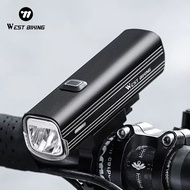 WEST BIKING 1000 Lumens Bicycle Front Light 4800mAh USB Rechargeable Power Bank Cycling Waterproof F