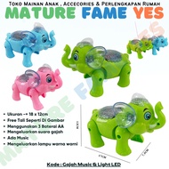 Walking elephant toy can make musical sounds / cute elephant children's toy / walking elephant toy