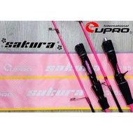 EUPRO SAKURA SOLID CARBON JIGGING FISHING ROD