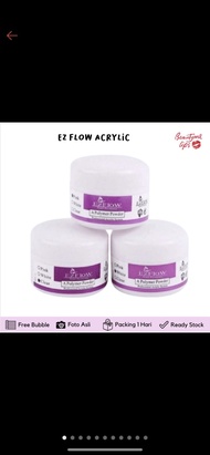 Ezflow Acrylic Powder Nail Art Ez flow Acrylic Powder 3d Nail Art ezflow bubuk akrilik putih 3D