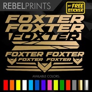 ❀❦FOXTER Bike Vinyl Sticker Decal for Mountain Bike and Road Bike