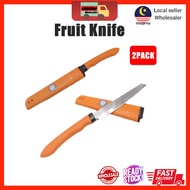 2sets of Fruit Knives with Blade Covers