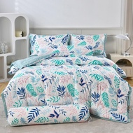 ZENTIA รุ่น TN ผ้าปู + ผ้านวมคอตตอนพรีเมี่ยม สัมผัสนุ่ม ลายมินิมอล ระบายอากาศดี  | 6 ชิ้น [TN]