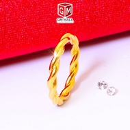 Cincin Emas Bangkok Emas Korea GM Mall Ring 24k Gold Plated Jewellery