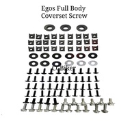 Full Body Screw Coverset Cover set Skru Body YAMAHA EGO-S / EGOS Original Yamaha HLY