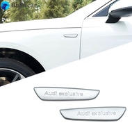 （FT）Fender Sides Sticker For Audi S3 S4 S5 S6 S8 A1 A2 A3 A4 A5 A6 A7 A8 D3 Q2 Q3 Q5 Q6 Q8 Audi Exclusive Emblem Fender Logo Decals