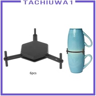 [Tachiuwa1] 6x Coffee Mug Organizer Stackable Cup Storage for Desktop Home Cupboard