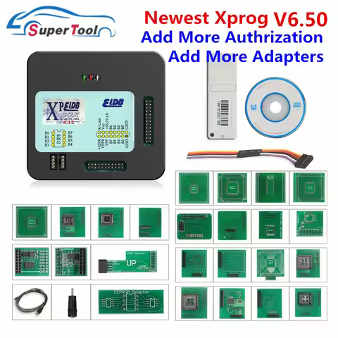 Professional Xprog V6.50 Auto ECU Programmer Adde More Authorization X-PROG 5.55 XPROG 6.26 ECU Prog