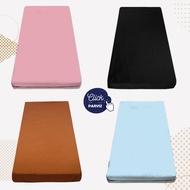 Plain Zippered Bed Sheet 120x200 Mattress Cover 120x200x15 - 120x200x20