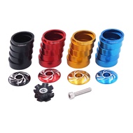 Mountain Bike Front Fork Spacer Aluminum Alloy Road Headset Spacer Sunflower Outdoor Accessories