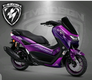 Decal Yamaha Nmax New Motif Camel Purple