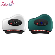 Salorie 9/12 Gears Electric Guasha Board Body Massager Scraping Tool 42℃ Hot Compress Acupoint Thera