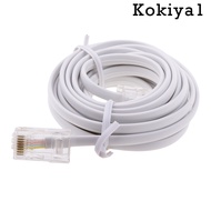 [KOKIYA1] RJ11 to RJ45 Cable Router to ADSL Filtered RJ45 Socket White